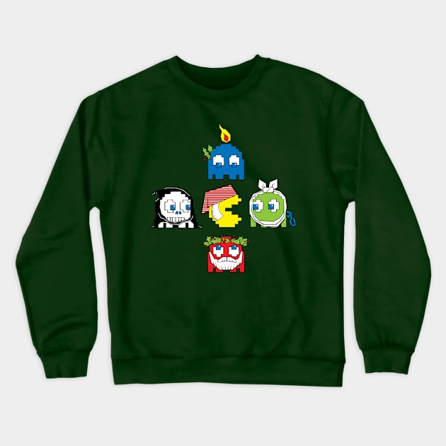 Christmas Ghosts of Games Past Crewneck Sweatshirt by RoguePlanets